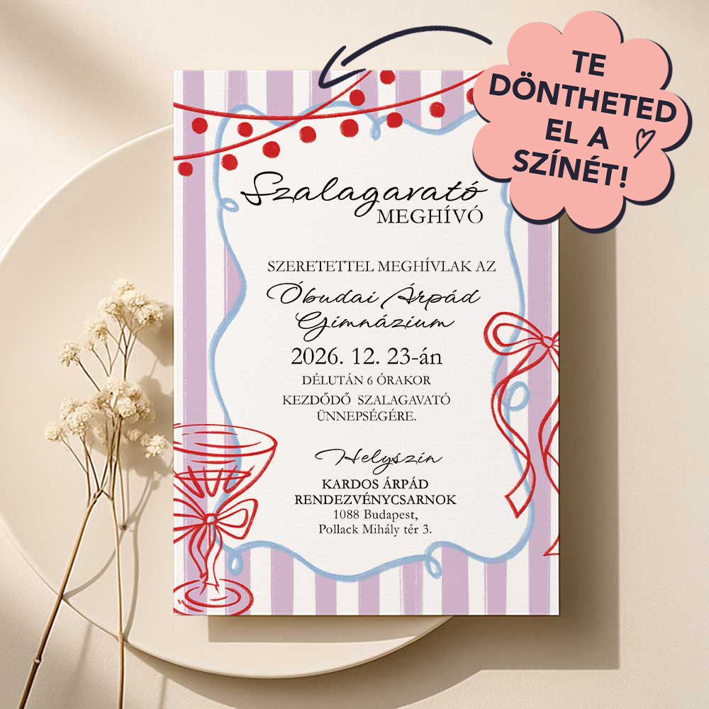 CSÍKOS SZALAGAVATÓ MEGHÍVÓ