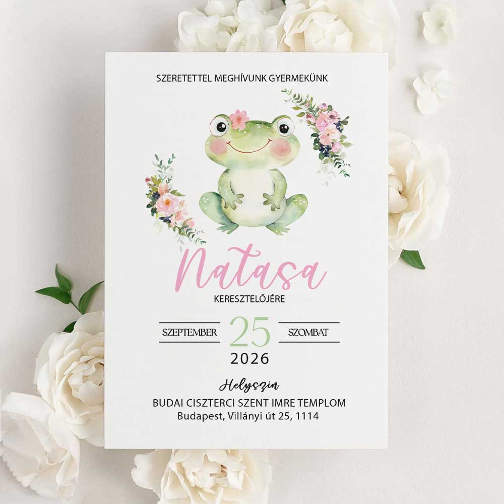 BÉKÁS KERESZTELŐ MEGHÍVÓ